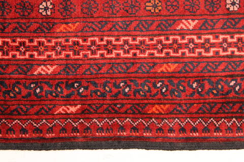 Turkman Blue Hand Knotted 310 X 60  Area Rug 250-28765 Image 3