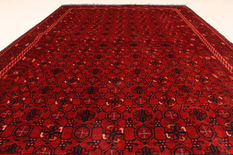 Turkman Blue Hand Knotted 310 X 60  Area Rug 250-28765 Image 4