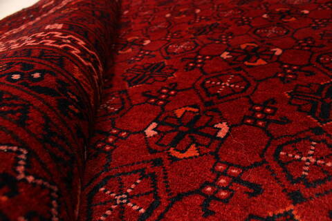 Turkman Blue Hand Knotted 310 X 60  Area Rug 250-28765 Image 7