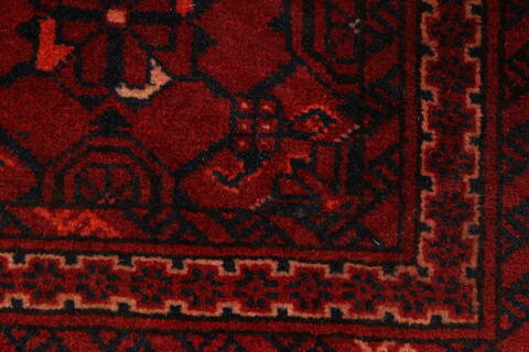 Turkman Blue Hand Knotted 37 X 63  Area Rug 250-28766 Image 11