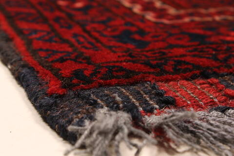 Turkman Blue Hand Knotted 37 X 63  Area Rug 250-28766 Image 12