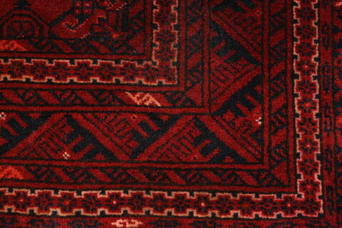 Turkman Blue Hand Knotted 37 X 63  Area Rug 250-28766 Image 4