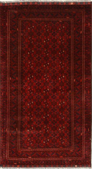 Turkman Blue Hand Knotted 37 X 63  Area Rug 250-28766 Image 0
