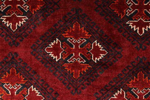 Turkman Beige Hand Knotted 39 X 510  Area Rug 250-28770 Image 2