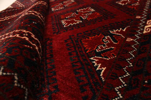 Turkman Beige Hand Knotted 39 X 510  Area Rug 250-28770 Image 7