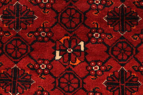 Turkman Blue Hand Knotted 39 X 54  Area Rug 250-28771 Image 2