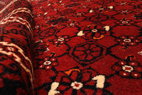 Turkman Blue Hand Knotted 39 X 54  Area Rug 250-28771 Image 7