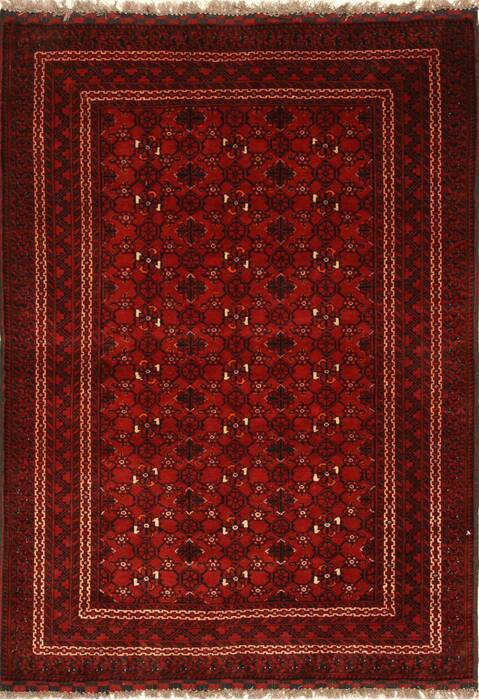 Turkman Blue Hand Knotted 39 X 54  Area Rug 250-28771 Image 0