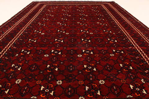Turkman Blue Hand Knotted 310 X 60  Area Rug 250-28773 Image 4