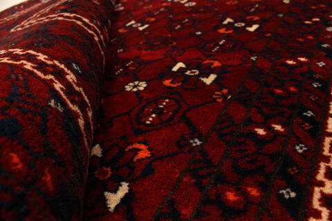 Turkman Blue Hand Knotted 310 X 60  Area Rug 250-28773 Image 7