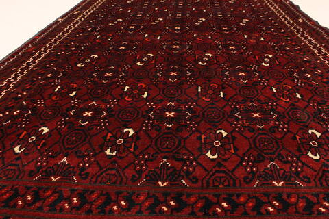Kunduz Blue Hand Knotted 37 X 510  Area Rug 250-28775 Image 4