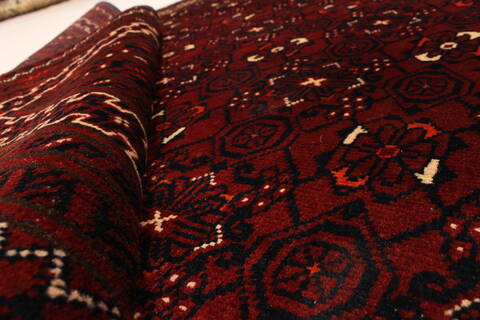 Kunduz Blue Hand Knotted 37 X 510  Area Rug 250-28775 Image 7