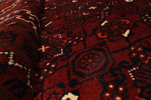 Kunduz Blue Hand Knotted 37 X 510  Area Rug 250-28775 Image 8