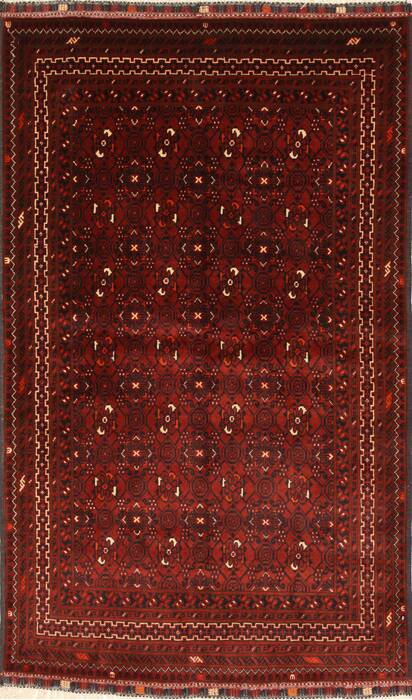 Kunduz Blue Hand Knotted 37 X 510  Area Rug 250-28775 Image 0
