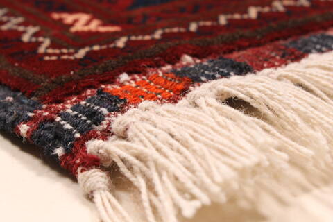 Kunduz Blue Hand Knotted 34 X 63  Area Rug 250-28780 Image 11