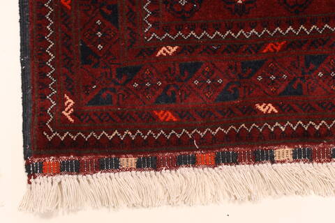 Kunduz Blue Hand Knotted 34 X 63  Area Rug 250-28780 Image 1