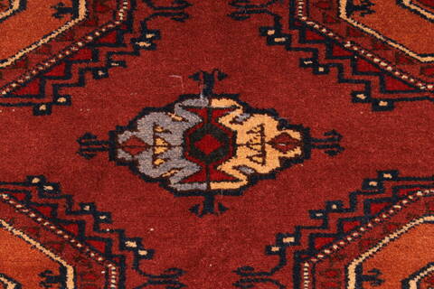 Turkman Brown Hand Knotted 40 X 57  Area Rug 250-28782 Image 2