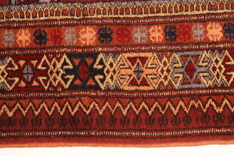 Turkman Brown Hand Knotted 40 X 57  Area Rug 250-28782 Image 4