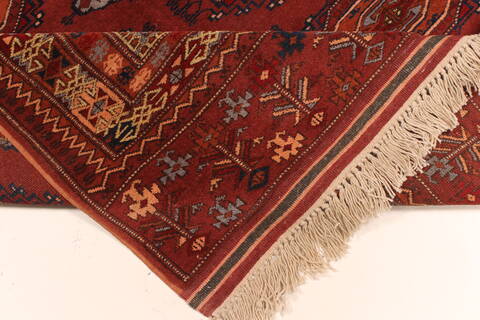 Turkman Brown Hand Knotted 40 X 57  Area Rug 250-28782 Image 7