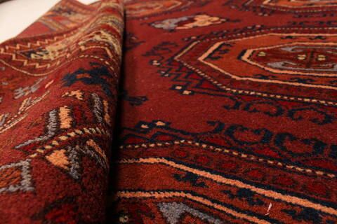 Turkman Brown Hand Knotted 40 X 57  Area Rug 250-28782 Image 8