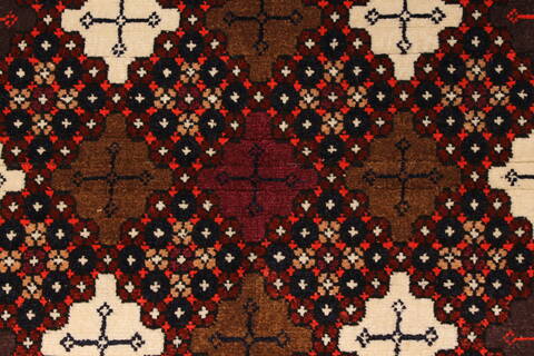 Turkman Green Hand Knotted 39 X 56  Area Rug 250-28785 Image 2