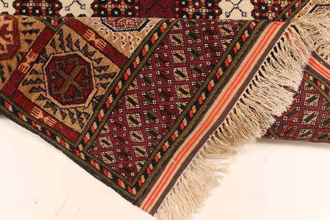 Turkman Green Hand Knotted 39 X 56  Area Rug 250-28785 Image 6