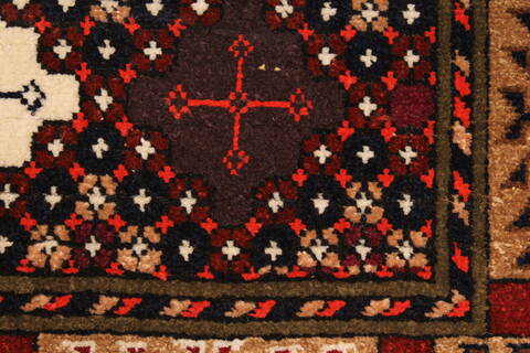 Turkman Green Hand Knotted 39 X 56  Area Rug 250-28785 Image 9