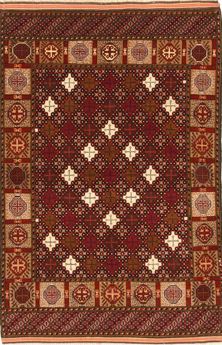 Turkman Green Hand Knotted 39 X 56  Area Rug 250-28785 Image 0