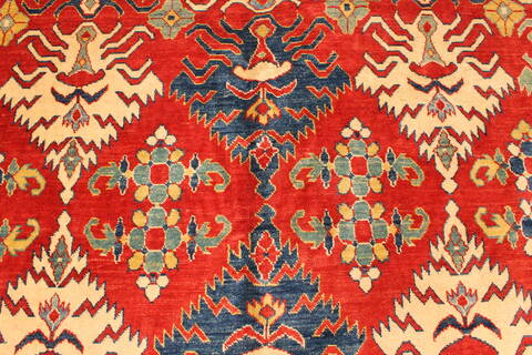Kazak Red Hand Knotted 1110 X 146  Area Rug 250-28793 Image 2