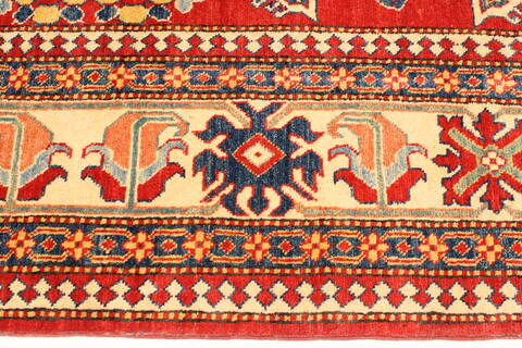 Kazak Red Hand Knotted 1110 X 146  Area Rug 250-28793 Image 3