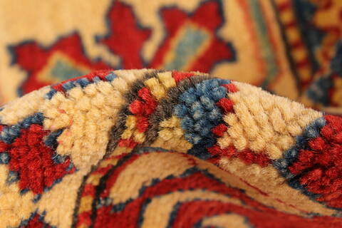Kazak Red Hand Knotted 1110 X 146  Area Rug 250-28793 Image 8