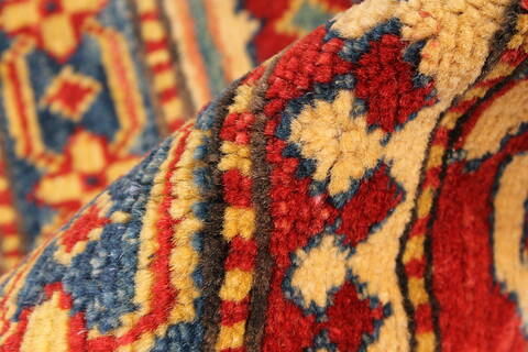 Kazak Red Hand Knotted 1110 X 146  Area Rug 250-28793 Image 9