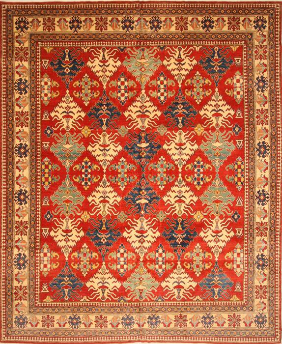 Kazak Red Hand Knotted 1110 X 146  Area Rug 250-28793 Image 0