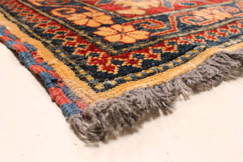 Kazak Yellow Hand Knotted 119 X 159  Area Rug 250-28794 Image 12