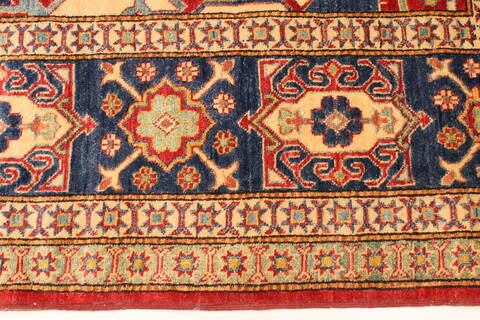 Heriz Red Hand Knotted 116 X 148  Area Rug 250-28796 Image 2