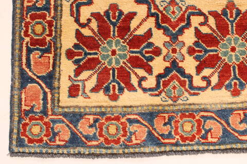 Kazak Red Hand Knotted 117 X 159  Area Rug 250-28800 Image 1