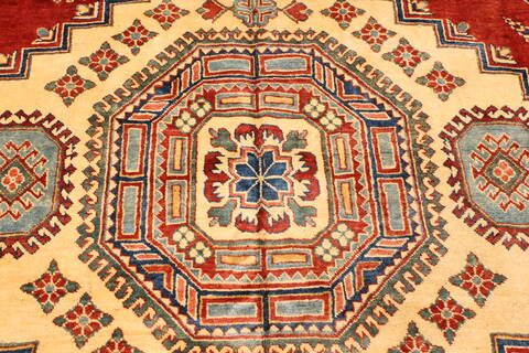 Kazak Red Hand Knotted 117 X 159  Area Rug 250-28800 Image 2
