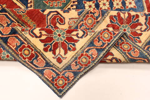 Kazak Red Hand Knotted 117 X 159  Area Rug 250-28800 Image 6