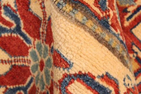 Kazak Red Hand Knotted 117 X 159  Area Rug 250-28800 Image 9