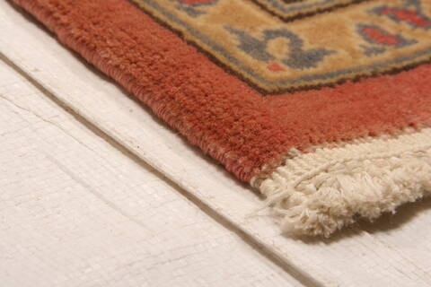 Tabriz Red Hand Knotted 90 X 118  Area Rug 100-28803 Image 6