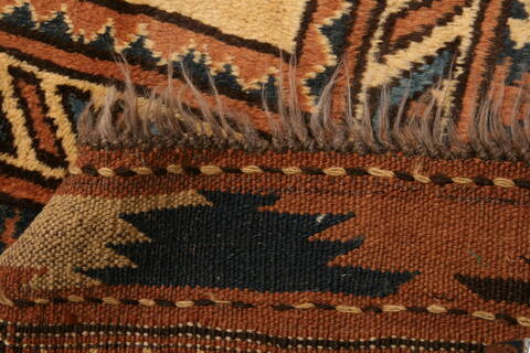 Baluch Yellow Hand Knotted 83 X 111  Area Rug 100-28805 Image 5