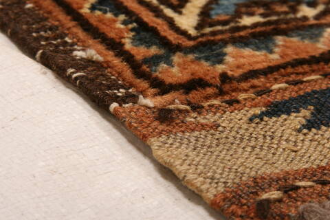 Baluch Yellow Hand Knotted 83 X 111  Area Rug 100-28805 Image 7
