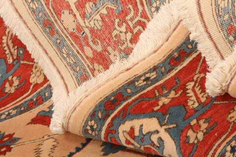 Serapi Beige Hand Knotted 80 X 124  Area Rug 100-28809 Image 3