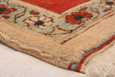 Serapi Beige Hand Knotted 80 X 124  Area Rug 100-28809 Image 6
