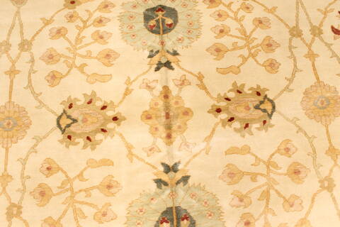 Ziegler Beige Hand Knotted 130 X 203  Area Rug 250-28810 Image 10