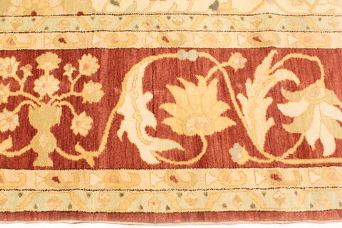 Ziegler Beige Hand Knotted 130 X 203  Area Rug 250-28810 Image 11