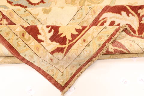Ziegler Beige Hand Knotted 130 X 203  Area Rug 250-28810 Image 14