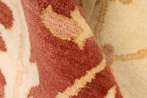 Ziegler Beige Hand Knotted 130 X 203  Area Rug 250-28810 Image 17