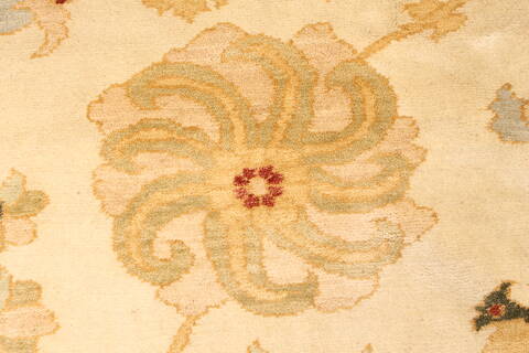 Ziegler Beige Hand Knotted 130 X 203  Area Rug 250-28810 Image 19