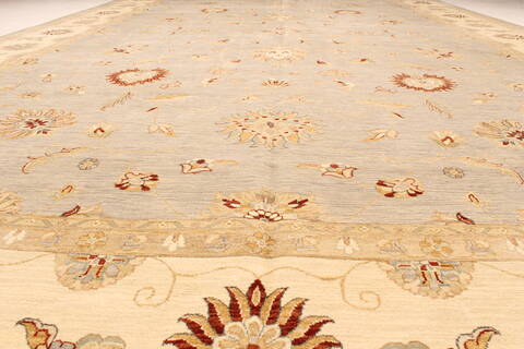 Ziegler Beige Hand Knotted 130 X 203  Area Rug 250-28810 Image 25